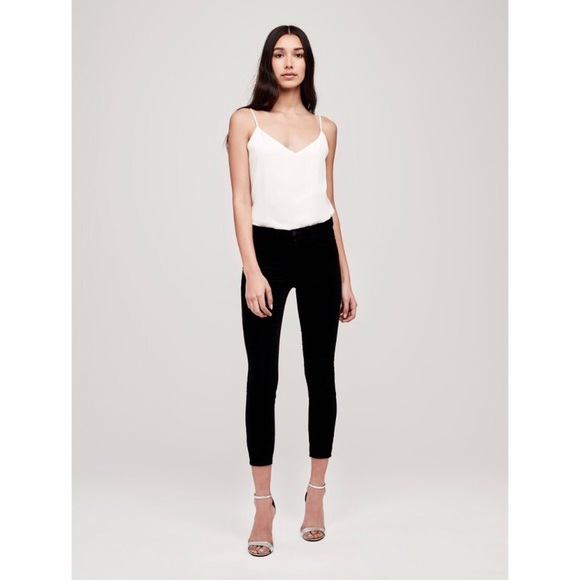 L'AGENCE Denim - 📸🆕 L'Agence ❃ Margot Velvet Skinny Jeans ❃ Crop